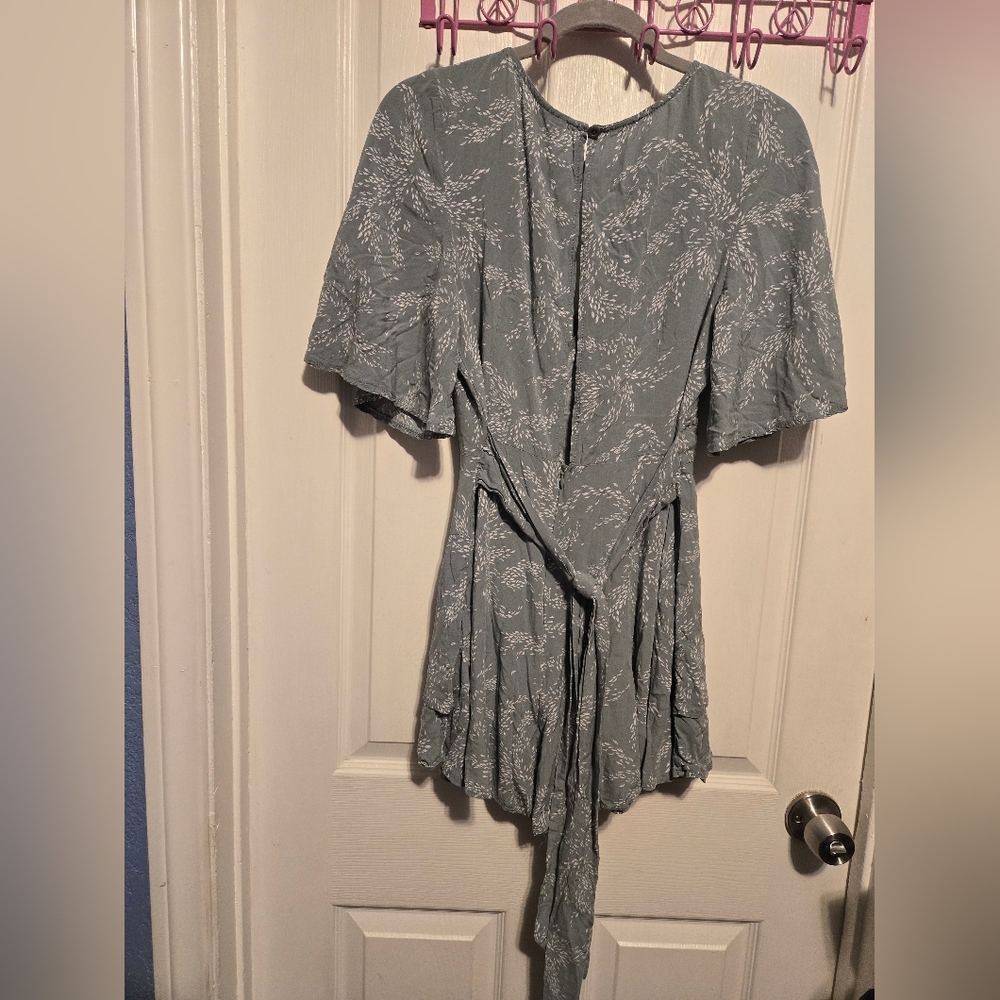 Polly The Louie Romper Sage Size 8 Color Light Gr… - image 3